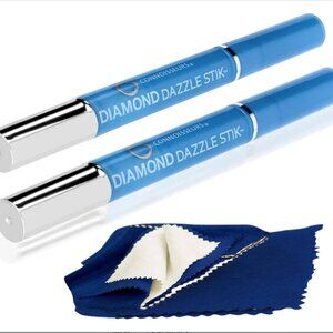 NEW - 2 PC Connoisseurs Diamond Dazzle Stik Jewelry Cleaner Pen